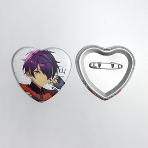 Pins, boutons et badges en métal en forme de cœur Anime, Manga, <span class=keywords><strong>Otaku</strong></span>, à personnaliser, pour le marché japonais - Product Image 3