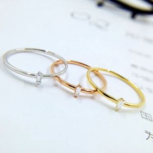 Anillo de Joyería Xinfly en Oro Puro de 18K con Diamantes AU750, Diseño de Gota de Agua, Princesa, Cuadrado y Forma de T, Gran Venta - Product Image 1