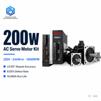 Moteur servo monophasé 200W à couple élevé, à économie d'énergie pour l'équipement d'impression textile, performances stables