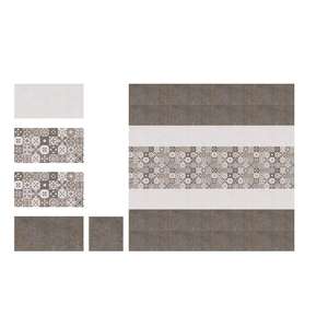 Azulejos de pared esmaltados para baño, color marrón cerámico, diseño simple, 30x60cm - Product Image 6