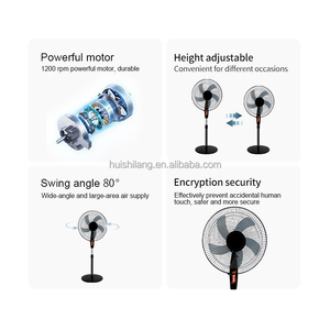 พัดลมตั้งพื้นแบบตั้งโต๊ะ 3 ระดับความเร็ว ขนาด 16 นิ้ว ยี่ห้อ Hot จากจีน ให้ลมแรง หมุนได้ เหมาะสำหรับใช้ในบ้าน ให้ความเย็นได้อย่างมีประสิทธิภาพสูง - Product Image 3