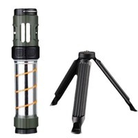 Lampe LED de camping en plein air rechargeable, portable, multifonctionnelle, anti-moustiques, étanche IPX5, support triangulaire magnétique