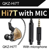 Écouteurs intra-auriculaires HiFi avec transducteur dynamique de 10 mm, diaphragme en PET, prise jack 3,5 mm, forme ergonomique pour audiophiles, musiciens, DJ, scène, sport