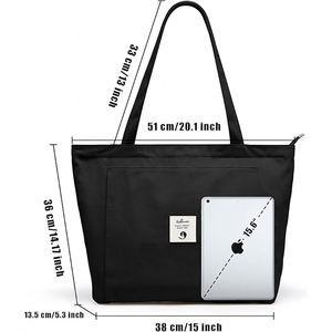 Sac de voyage extensible en nylon pour femme, idéal pour le fitness, le yoga et l'entraînement, avec poignée pour trolley de voyage, fabriqué en usine BSCI. - Product Image 4