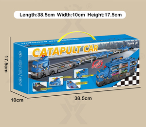 Catapulte Conteneur Camion Pliant Modèle De Voiture Jouets Enfants Camion Matel Voiture Déformation Pliant Piste Éjection Moulé Sous Pression Ensemble De Voiture - Product Image 6