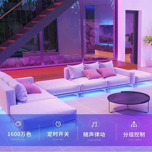Contrôleur intelligent de bande LED WiFi DC5-24V, application Cozylife, variateur compatible avec Alexa Google Home, commande vocale pour LED RGB RGBW - Product Image 5