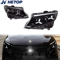 Phares HETOP Vito W447 2016-2023 : Nouveaux phares avant modifiés avec feux de jour (DRL) et clignotants pour Mercedes-Benz