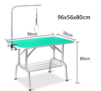Table de toilettage pour animaux de compagnie, table de beauté pour le bain, cisaille pour chien, cadre fixe, soufflage de cheveux, bureau pliable pour la maison