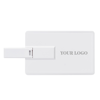 Pend Drive USB 2.0 VIP cartes de visite noires prises en charge les deux côtés imprimés carte nominative personnalisée clé USB