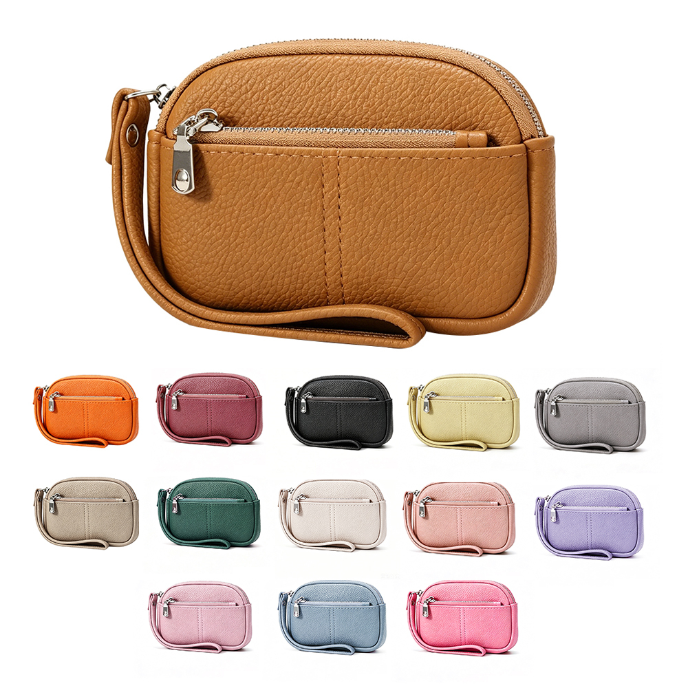 Zipper Unisex Mini Short Waterproof Coin Purse