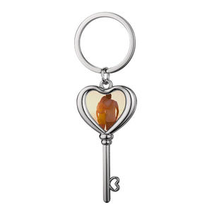 Foto personalizada llavero regalo del día de San Valentín forma de corazón llavero de metal sublimación llavero - Product Image 4