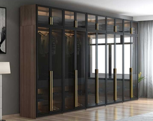 Cbmart מודרני מלתחה עבור חדר שינה מפעל מבריק mdf לוח יוקרה חדר שינה ריהוט ארון בגדים ארונות - Product Image 2