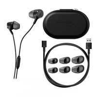 Écouteurs intra-auriculaires de jeu HyperX Cloud Earbuds III populaires, filaires, double interface pour PC, mobile et console de jeu