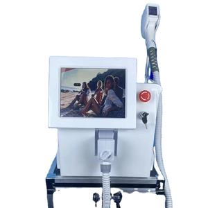 Machine d'épilation au laser à diode à triple longueur d'onde 4K 1800W 755Nm 808Nm 1064Nm, double poignée, portable, pour usage en salon, écran tactile 15,6 pouces - Product Image 1