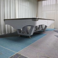 Professioneller 9ft/8ft Billardtisch aus Massivholz mit Jiujiang-Schwarzschiefer für internationale Turniere