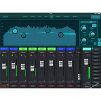 Behringer XR12 avec ventilateur mélangeur audio numérique 18 canaux contrôleur de son module WiFi intégré/enregistreur stéréo USB