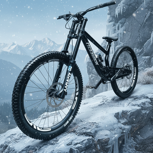 Bicicleta de Montaña FASTWORK DH Downhill con Suspensión Completa para Adultos, 11 Velocidades, Frenos Hidráulicos, Cuadro de Aluminio 148X12mm y Li - Product Image 1