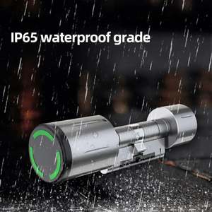 ملف شخصي أوروبي IP65 بدون مفتاح قفل اسطوانة ذكي TTlock Tuya أسطوانة قفل باب إلكترونية قياسية - Product Image 4