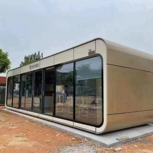 Zlkeli Container <b>House</b> V6 Modern Rectangle Hotel Mobile Cabin With Double <b>Bed</b> Design - Product Image 1