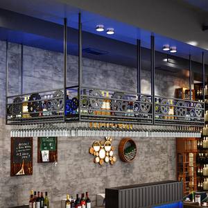 Support décoratif multifonctionnel en métal pour comptoir de bar étagère à vin étagère de rangement <span class=keywords><strong>caisse</strong></span> enregistreuse meubles de maison - Product Image 1