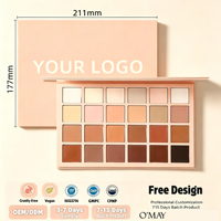 Palette d'ombres à paupières multichromes mates personnalisées DIY, sans cruauté, nude, imperméable, palette d'ombres à paupières, beauté, marque privée