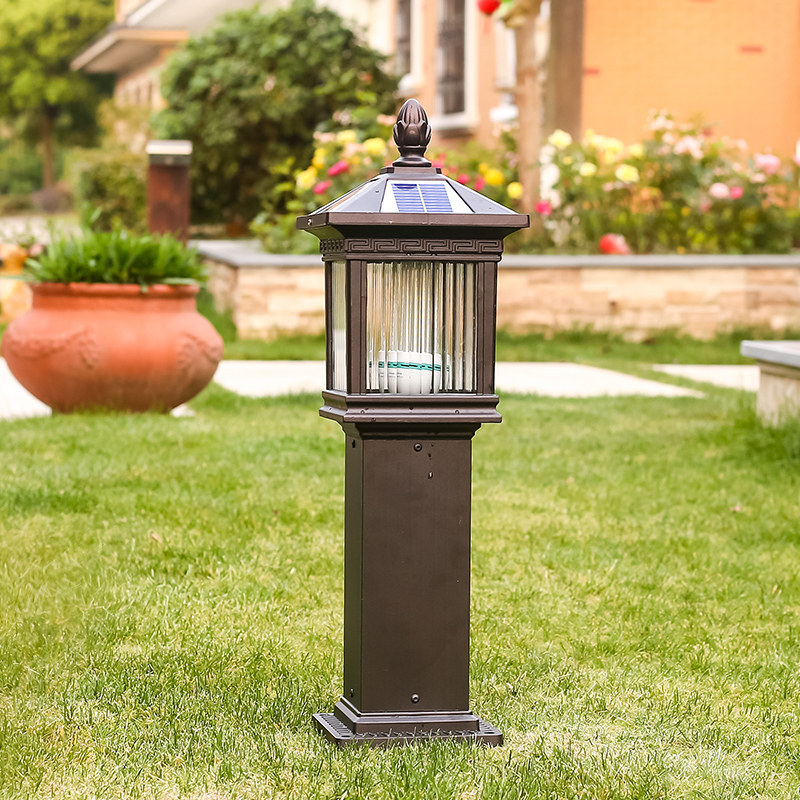 New Chinese Style Outdoor Solar Lawn Lights IP42 Waterproof for Garden Landscape