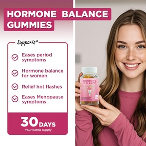 Gummies Chinaherbs personnalisées avec logo pour l'équilibre hormonal, soutien menstruel et utérin pour les femmes, supplément à base de plantes - Product Image 4