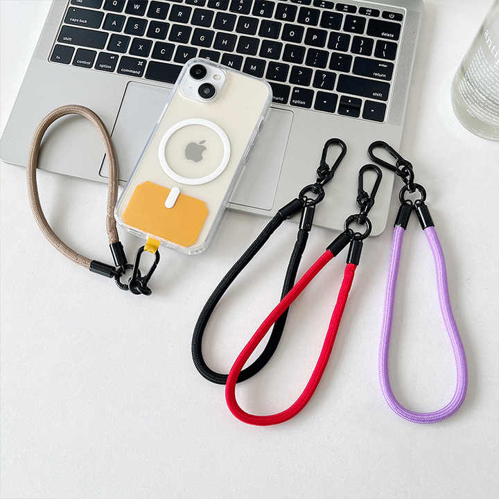 Universal Smartphone Lanyard Polyester and Chain Material Phone Wrist ...