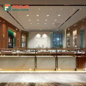Fabricante de Sistemas de Exhibición de Joyería de Lujo Personalizados, Acabado Laminado, Vitrina de Vidrio para Espacios de Boutique - Product Image 2