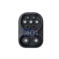 Chargeur Tesla DC AOTAI 200A 125A, état neuf, prise CCS2 vers CCS1, convertisseur de voiture électrique, 200KW, IP54, fibre rouge