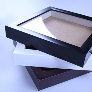 Customized multi-size photo display cabinet standing 5x7 9x9 10x10 12x12 resin shadow box photo frame wholesale with glass