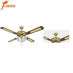 Meilleur prix 52 pouces led <span class=keywords><strong>ventilateur</strong></span> de plafond décoratif <span class=keywords><strong>ventilateur</strong></span> de plafond de luxe avec 4 pales et 3 lampes <span class=keywords><strong>lustre</strong></span> à l'ancienne moteur en cuivre - Product Image 3