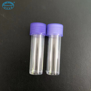 <span class=keywords><strong>Tube</strong></span> à <span class=keywords><strong>essai</strong></span> de laboratoire à fond plat en PP, 13*49mm, avec fond plat et embout à vis - Product Image 3