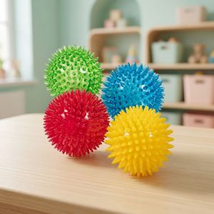 Pelotas de Juguete para Perros con Púas, Ecológicas, de TPR, Simples, Resistentes a Mordeduras Agresivas, en Oferta - Product Image 2