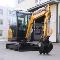 Livraison Gratuite Mini-Excavatrice Domestique Neuve, Engin de Terrassement sur Chenilles 1 Tonne, 2 Tonnes, Moteur EURO 5 EPA, Excavatrices sur Chenilles 3,5 Tonnes