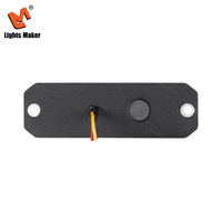 Luz Estroboscópica LED Delgada de Alta Intensidad de 10.5W, Lámpara de Advertencia para Rejilla, Resistente al Agua IP67K, Luz Intermitente de 3.5 Pulgadas HML-SW0909E