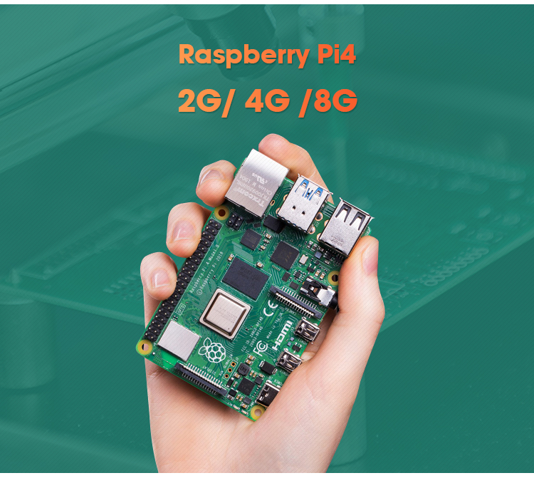 Raspberry Pi 4 Starter Kit - Mini PC with 1GB to 8GB RAM