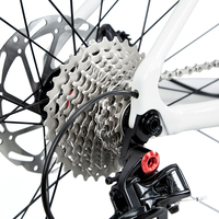 Vélo de route Twitter C6 Rs 2x12s avec freins hydrauliques complets, fourche en fibre de carbone, cadre en alliage, vélo de course 700c pour adultes