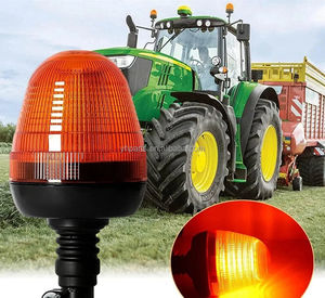12-24V lumière stroboscopique d'urgence magnétique ambre rotatif balise d'alarme pour camions et tracteurs agricoles - Product Image 5