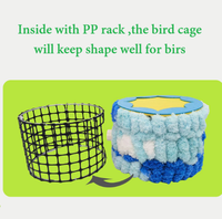 Lit douillet et chaud pour oiseaux en cage avec structure robuste, petite grotte de sommeil pour oiseaux, cabane pour perruches, agapornis, hamac pour oiseaux, maison pour oiseaux
