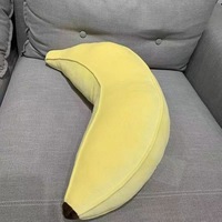 Vente en gros usine – Nouveau coussin banane super doux en peluche, grande taille, pour adolescents et adultes, en coton PP, pour anniversaire, anti-stress, ODM