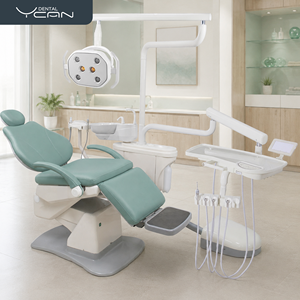 Poltrona Odontoiatrica Cinese di Alta Qualità Completamente Attrezzata con Telecamera, Luce e Sputacchiera <span class=keywords><strong>in</strong></span> <span class=keywords><strong>Ceramica</strong></span> - Product Image 1