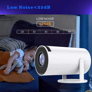 Nouveau prix HY300 Mini projecteur intelligent portable Android 11, 200 lumens, <span class=keywords><strong>avec</strong></span> haut-parleur intégré, projecteur de plafond pour cinéma maison - Product Image 6