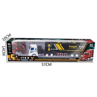 Camion à conteneurs télécommandé Jacko Toys, modèle de remorque 1:32 4CH, jouet télécommandé en plastique avec lumière, best-seller