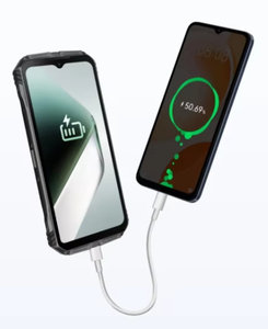 DOOGEE S <span class=keywords><strong>Cyber</strong></span> Pro teléfono resistente 12GB 512GB Helio G100 6,6 ''FHD + 120Hz IPS 10800mAh Batería grande 33W carga NFC Android 14 - Product Image 1