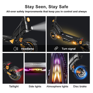 Scooter eléctrico plegable, ligero, fácil de transportar, scooter inteligente para viajes y desplazamientos diarios. - Product Image 5