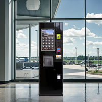 Distributeur automatique de café 24h/24 pour boissons chaudes avec différentes méthodes de paiement Capacité de 150 à 200 pièces Puissance de 1550 W