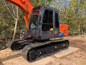 Excavatrice sur chenilles Hitachi ZX120 d'occasion, fabrication japonaise, 12 tonnes, moteur, boîte de vitesses, pompe hydraulique Shimadzu, brise-roche - Product Image 2