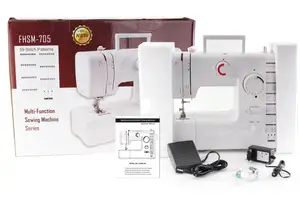 Máquina de coser de alta resistencia para uso doméstico, 59 puntadas, velocidad de pie para caminar, precio de fábrica
