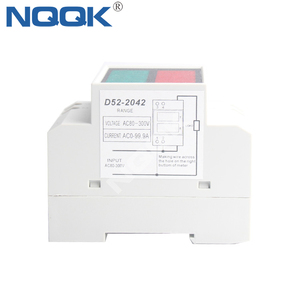 Carril DIN 220 V 380 V 100A doble pantalla <span class=keywords><strong>digital</strong></span> <span class=keywords><strong>AC</strong></span> voltímetro amperímetro - Product Image 3